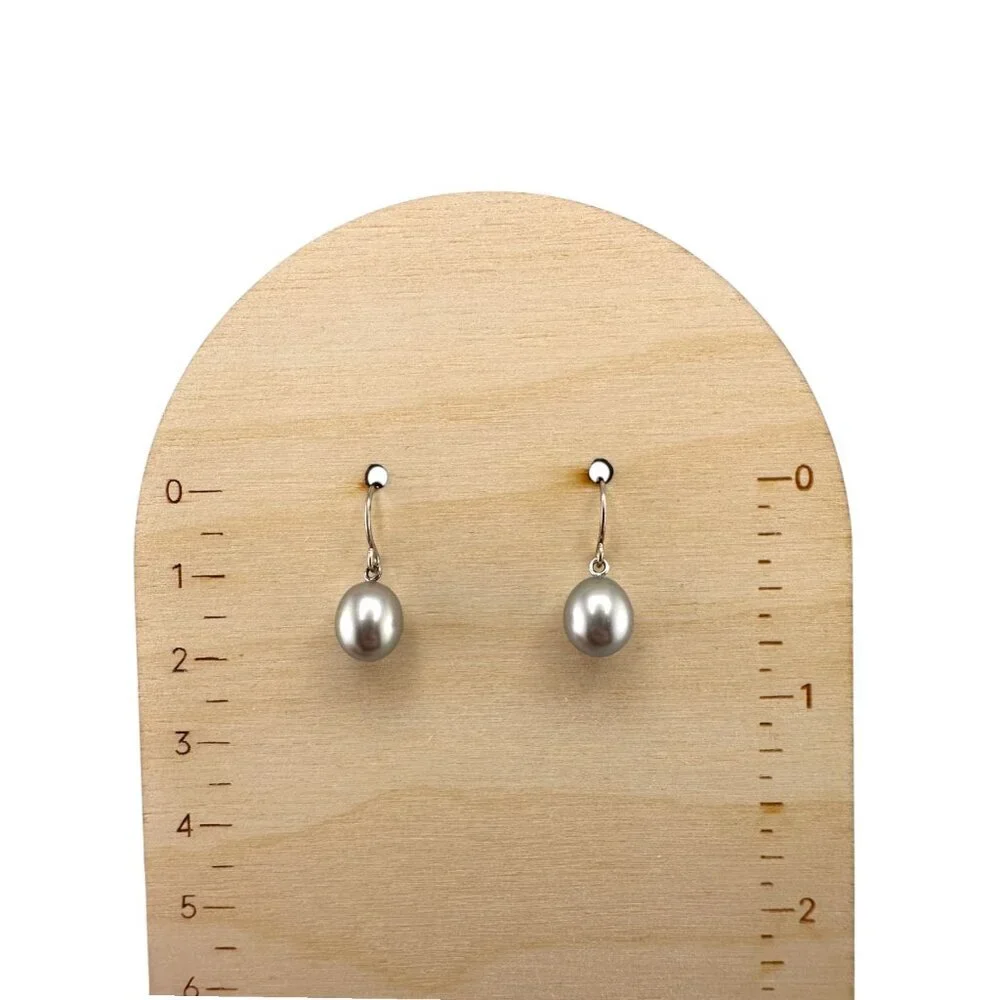 Giani Bernini Gray Cultured Freshwater Pearl Earrings Sterling Silver - Picture 9 of 10